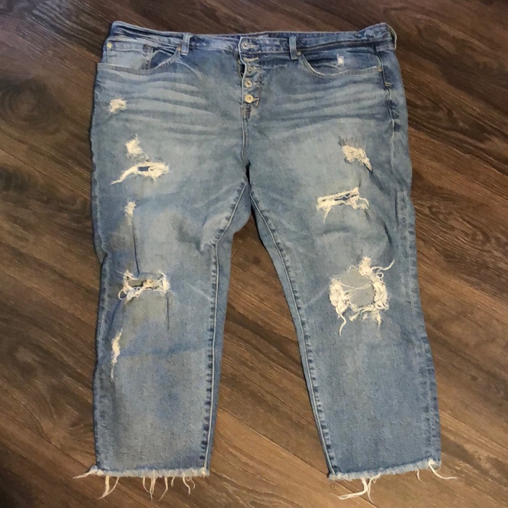 Torrid Boyfriend Button Fly Jeans size 20Short